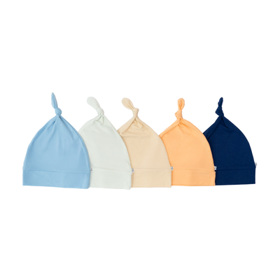 Baby Knotted Cap - Blue Bell