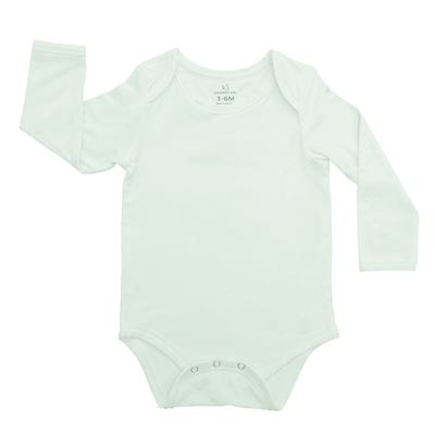 Long Sleeve Baby Bodysuit - Mint