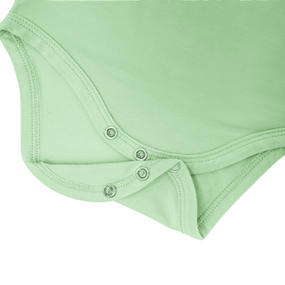 Long Sleeve Baby Bodysuit - Sage Green SwaddleAn