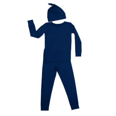 Baby Knotted Cap - Blue Depths SwaddleAn