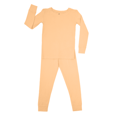 Long Sleeve Pajamas - Peach Fuzz