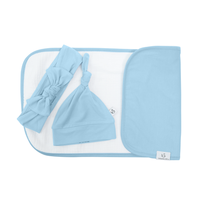 Baby Bows - Blue Bell