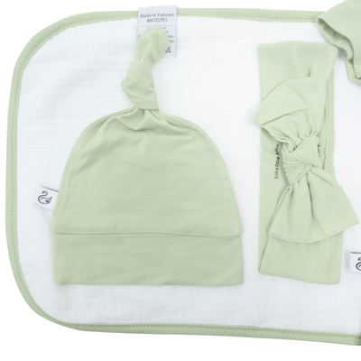 Baby Bows - Sage Green