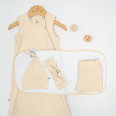 Baby Bows - Sand SwaddleAn
