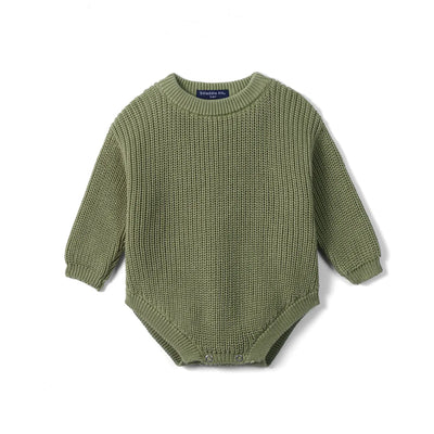 Baby Boy Sage Green Romper