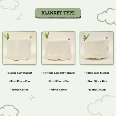 Personalized Wildflower Knit Baby Blanket - SwaddleAn