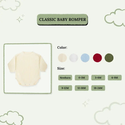 Embroidered Little Wildflower Baby Romper