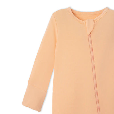 Convertible Footie Pajamas - Peach Fuzz - SwaddleAn