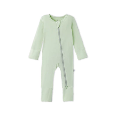 Convertible Footie Pajamas - Sage Green - SwaddleAn
