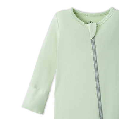 Convertible Footie Pajamas - Sage Green - SwaddleAn