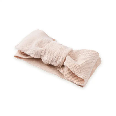 Knitted Oversized Topknot in Beige