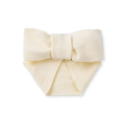 Knitted Oversized Topknot in Cream