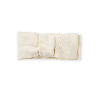 Knitted Oversized Topknot in Cream