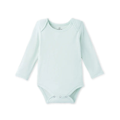 Long Sleeve Baby Bodysuit in Mint