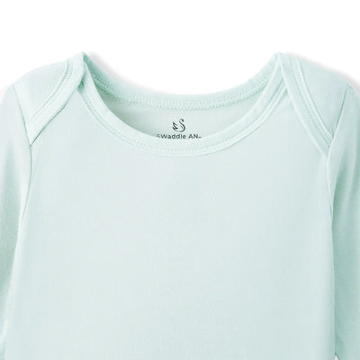 Long Sleeve Baby Bodysuit in Mint