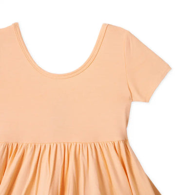 Twirl Dress in Peach Fuzz