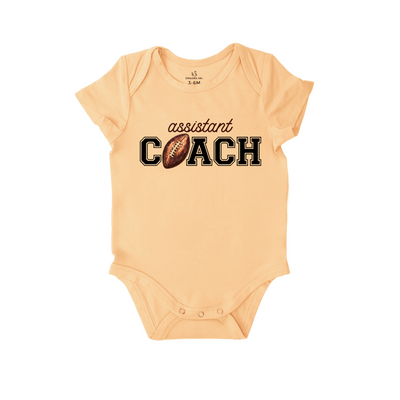 Assistant Coach Bodysuit | Football Baby Onesie SwaddleAn