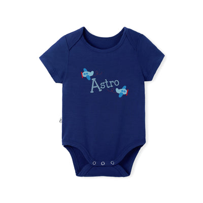 Custom Astronault Embroidered Bamboo Bodysuit