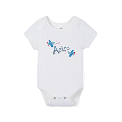 Custom Astronault Embroidered Bamboo Bodysuit