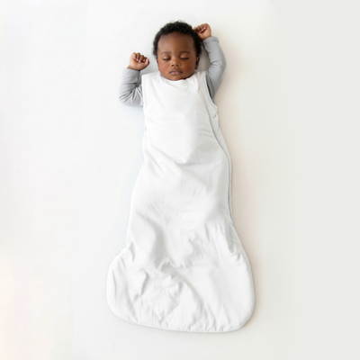 Bamboo Sleep Sack 0.5 TOG in White