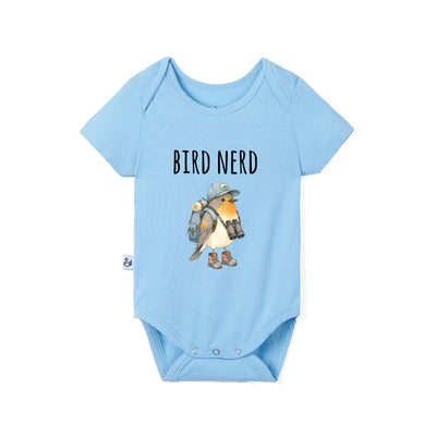 Bird Nerd Baby Bamboo Onesie