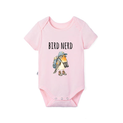 Bird Nerd Baby Bamboo Onesie