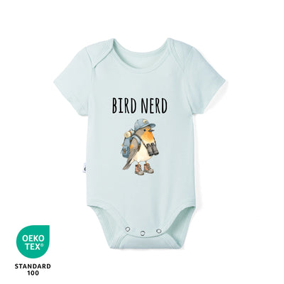 Bird Nerd Baby Bamboo Onesie