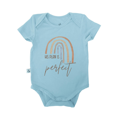 'His plan is perfect' Bodysuit | Christian Baby Onesie - SwaddleAn - 