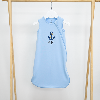 Embroidery Boat Anchor Baby Sleep Sack - Personalized Monogram
