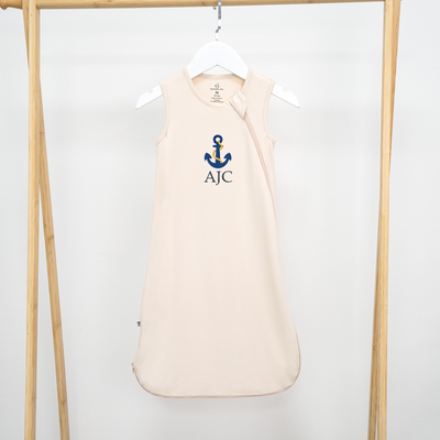 Embroidery Boat Anchor Baby Sleep Sack - Personalized Monogram