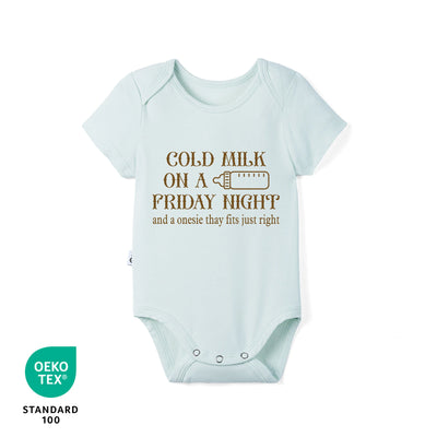 Cold Milk On A Friday Night Baby Bamboo Onesie