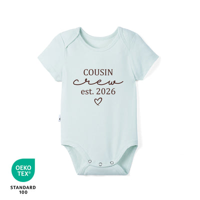 Custom Cousin Crew Est Year Bamboo Baby Bodysuit