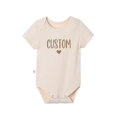 Custom Embroidered Name Bamboo Bodysuit