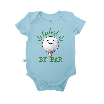 Cutest By Par Baby Bodysuit, Golf Baby Onesie SwaddleAn