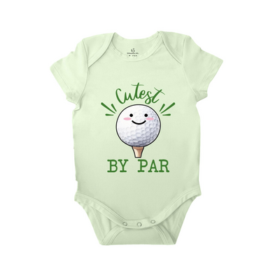 Cutest By Par Baby Bodysuit, Golf Baby Onesie SwaddleAn