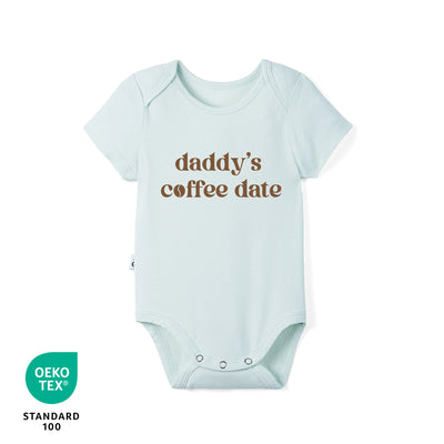 Daddy's Coffee Date Bamboo Baby Bodysuit