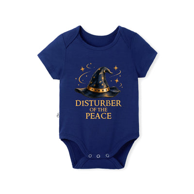 Disturber of the peace Halloween Baby Bamboo Onesie