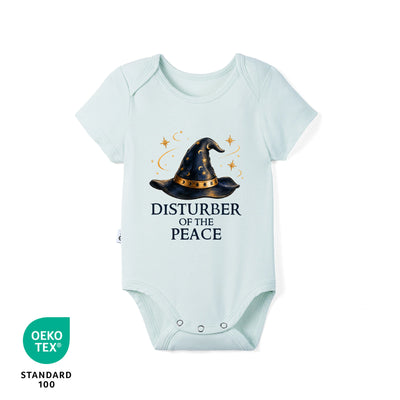Disturber of the peace Halloween Baby Bamboo Onesie