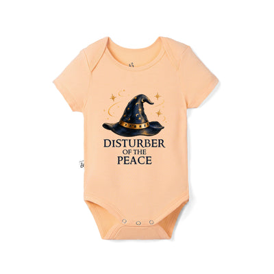 Disturber of the peace Halloween Baby Bamboo Onesie