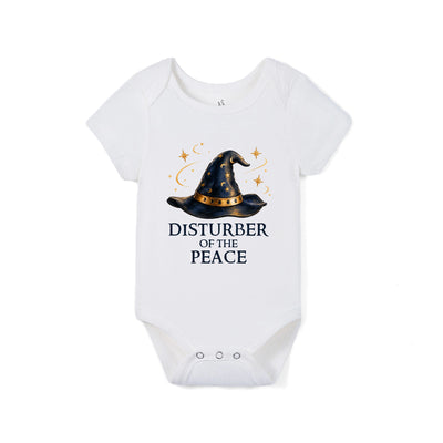 Disturber of the peace Halloween Baby Bamboo Onesie