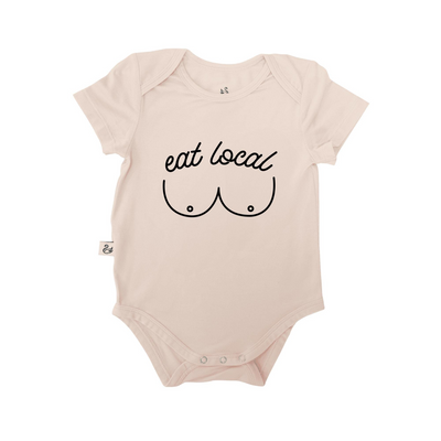 'Eat Local' Bodysuit | Funny Baby Onesie - SwaddleAn - 