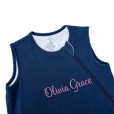 Personalized Embroidered Name Bamboo Sleep Sack