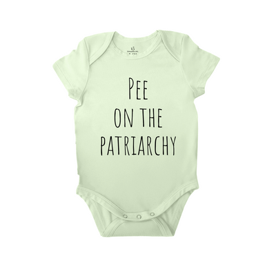 'Pee on the Patriarchy' Funny Sarcastic Onesie | Soft Bamboo Bodysuit