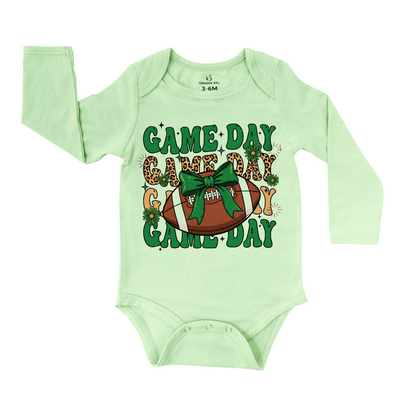 Coquette Football Game Day Baby Onesie SwaddleAn