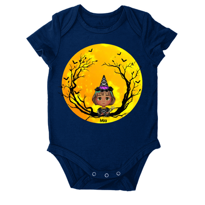 Personalized Halloween Bodysuit | Custom Baby Cartoon