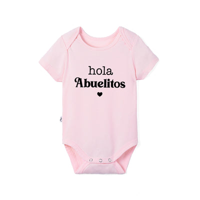 Custom "Hola Abuelitos" Bamboo Bodysuit