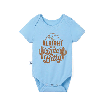 It's alright to be little bitty Bamboo Baby Onesie