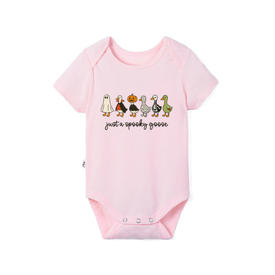 "Just A Spooky Goose" Halloween Bamboo Baby Bodysuit