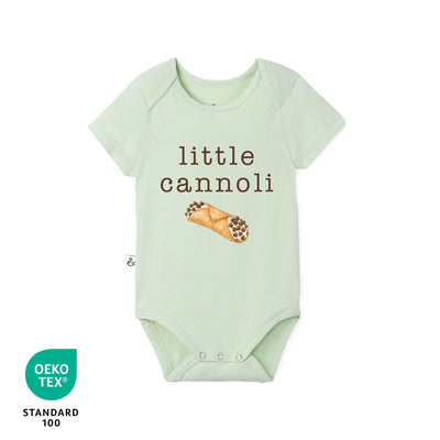 Little Cannoli Italian Baby Bamboo Onesie