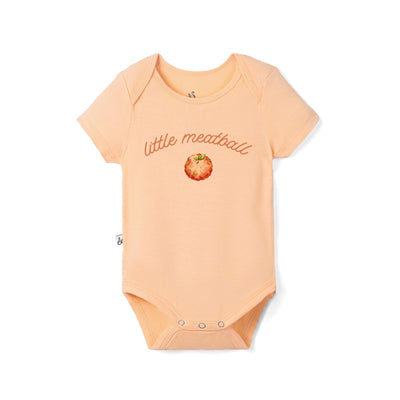 Little Meatball Italian Baby Bamboo Onesie